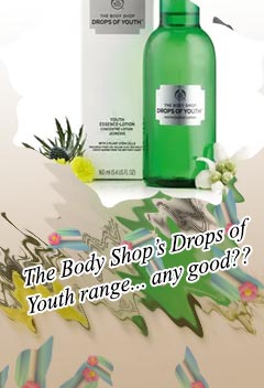 Body shop drops of youth