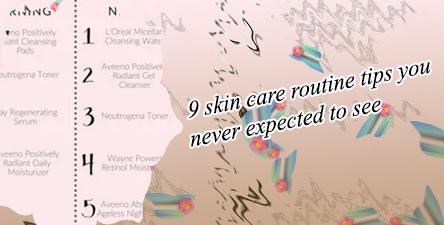 Daily skin care routine