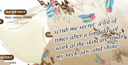 Jaw line gua sha