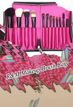 Make up brush bag