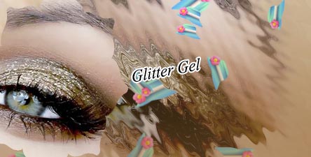 Natural makeup looks with glitter