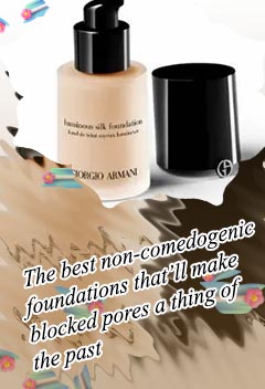Non comedogenic foundation