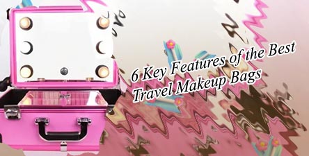 Suitcase makeup case