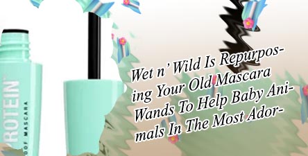 Wet and wild colored mascara